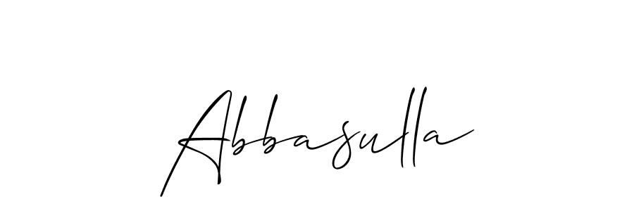 if you are searching for the best signature style for your name Abbasulla. so please give up your signature search. here we have designed multiple signature styles  using Allison_Script. Abbasulla signature style 2 images and pictures png