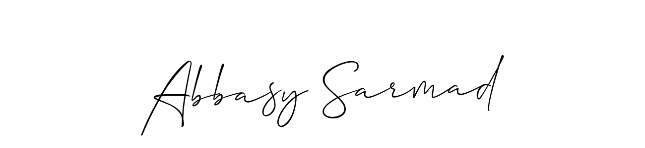 Here are the top 10 professional signature styles for the name Abbasy Sarmad. These are the best autograph styles you can use for your name. Abbasy Sarmad signature style 2 images and pictures png