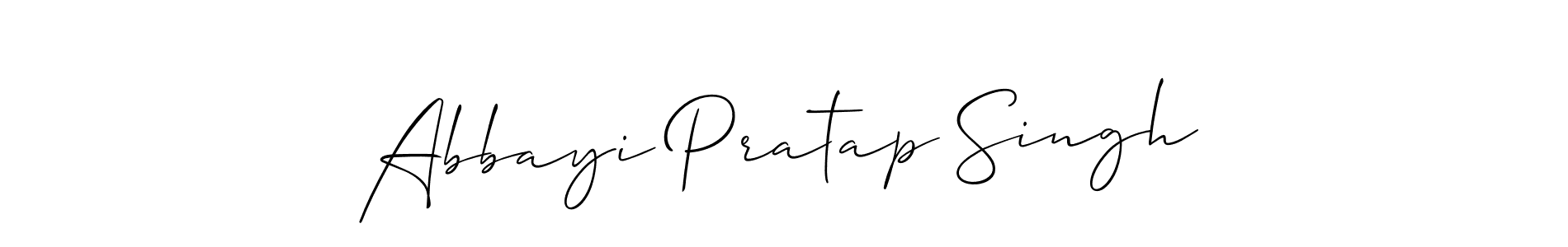 It looks lik you need a new signature style for name Abbayi Pratap Singh. Design unique handwritten (Allison_Script) signature with our free signature maker in just a few clicks. Abbayi Pratap Singh signature style 2 images and pictures png