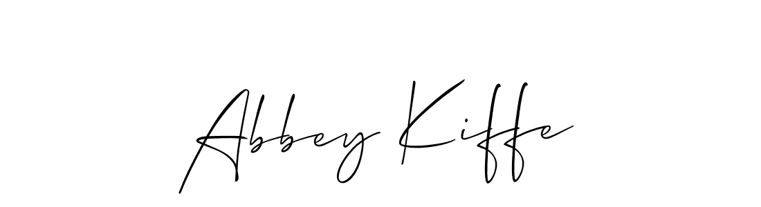 Also we have Abbey Kiffe name is the best signature style. Create professional handwritten signature collection using Allison_Script autograph style. Abbey Kiffe signature style 2 images and pictures png