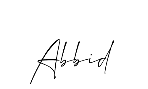 if you are searching for the best signature style for your name Abbid. so please give up your signature search. here we have designed multiple signature styles  using Allison_Script. Abbid signature style 2 images and pictures png