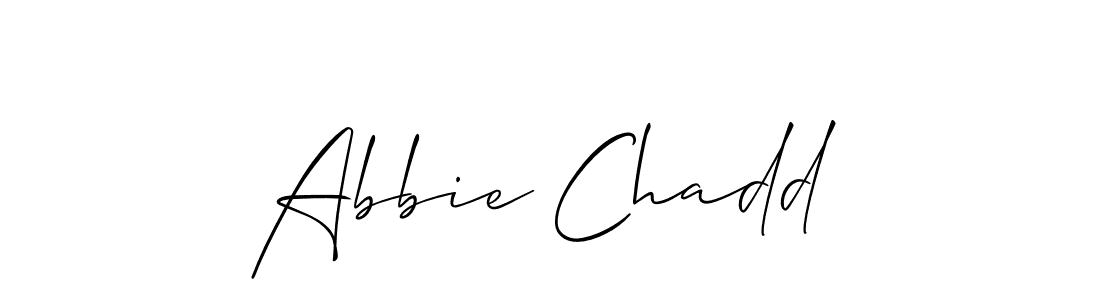 Best and Professional Signature Style for Abbie Chadd. Allison_Script Best Signature Style Collection. Abbie Chadd signature style 2 images and pictures png
