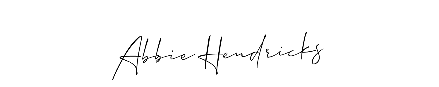 Also we have Abbie Hendricks name is the best signature style. Create professional handwritten signature collection using Allison_Script autograph style. Abbie Hendricks signature style 2 images and pictures png