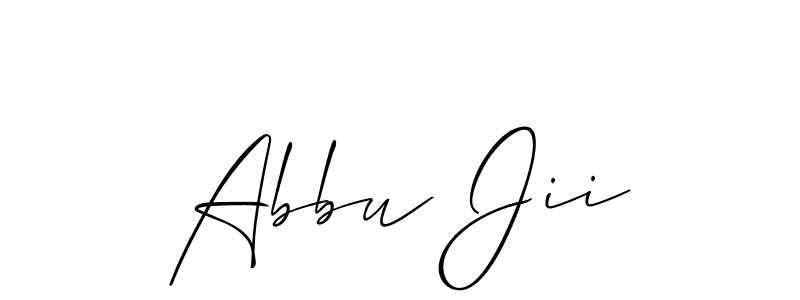 Here are the top 10 professional signature styles for the name Abbu Jii. These are the best autograph styles you can use for your name. Abbu Jii signature style 2 images and pictures png