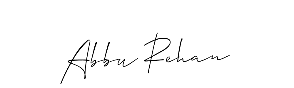 Best and Professional Signature Style for Abbu Rehan. Allison_Script Best Signature Style Collection. Abbu Rehan signature style 2 images and pictures png