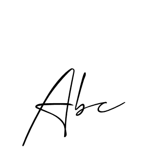 Also You can easily find your signature by using the search form. We will create Abc name handwritten signature images for you free of cost using Allison_Script sign style. Abc signature style 2 images and pictures png