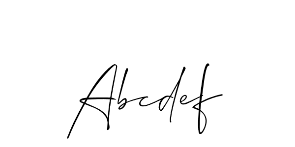 How to make Abcdef name signature. Use Allison_Script style for creating short signs online. This is the latest handwritten sign. Abcdef signature style 2 images and pictures png