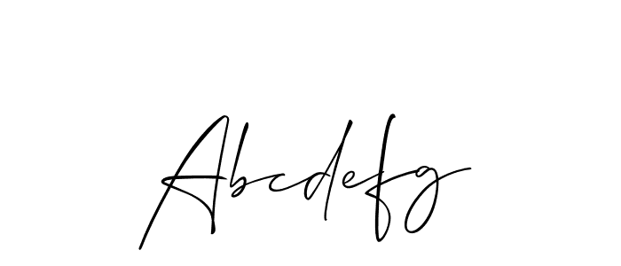 You should practise on your own different ways (Allison_Script) to write your name (Abcdefg) in signature. don't let someone else do it for you. Abcdefg signature style 2 images and pictures png