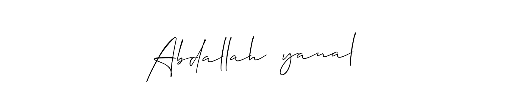 See photos of Abdallah ♡yanal official signature by Spectra . Check more albums & portfolios. Read reviews & check more about Allison_Script font. Abdallah ♡yanal signature style 2 images and pictures png