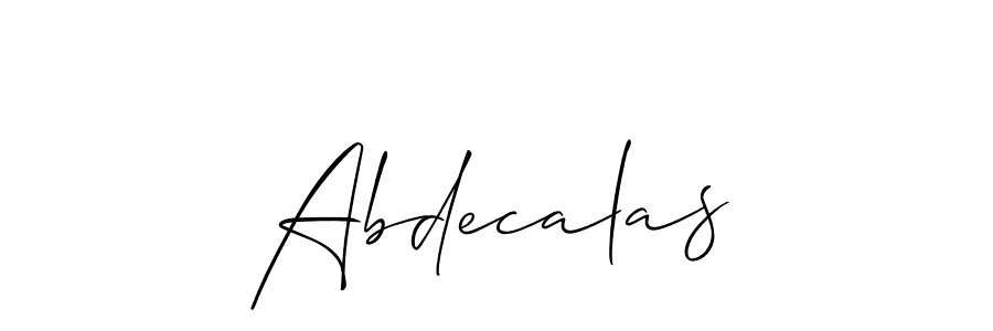 You should practise on your own different ways (Allison_Script) to write your name (Abdecalas) in signature. don't let someone else do it for you. Abdecalas signature style 2 images and pictures png