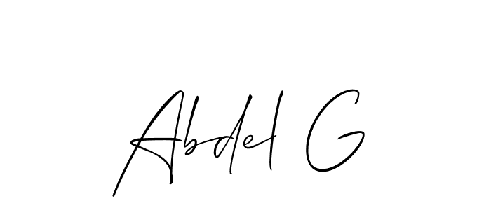 Here are the top 10 professional signature styles for the name Abdel G. These are the best autograph styles you can use for your name. Abdel G signature style 2 images and pictures png