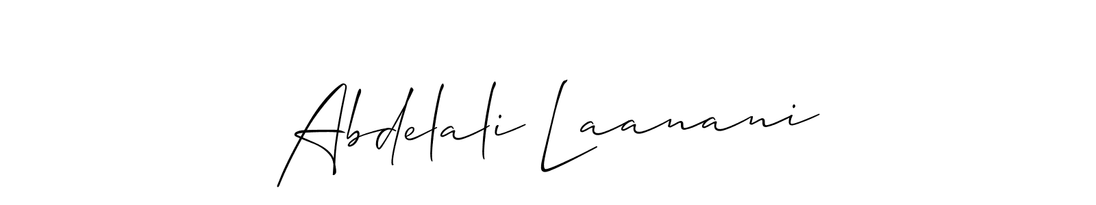 Make a beautiful signature design for name Abdelali Laanani. Use this online signature maker to create a handwritten signature for free. Abdelali Laanani signature style 2 images and pictures png