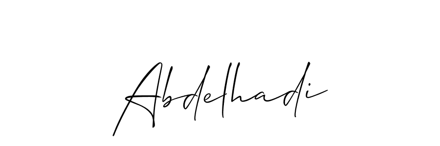 Also we have Abdelhadi name is the best signature style. Create professional handwritten signature collection using Allison_Script autograph style. Abdelhadi signature style 2 images and pictures png