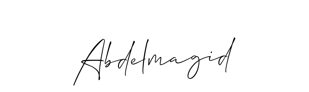 if you are searching for the best signature style for your name Abdelmagid. so please give up your signature search. here we have designed multiple signature styles  using Allison_Script. Abdelmagid signature style 2 images and pictures png