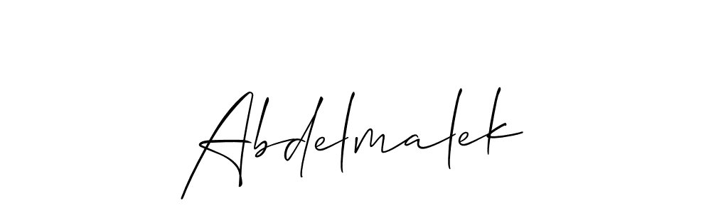 Design your own signature with our free online signature maker. With this signature software, you can create a handwritten (Allison_Script) signature for name Abdelmalek. Abdelmalek signature style 2 images and pictures png