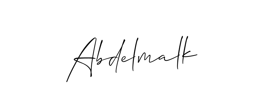 You should practise on your own different ways (Allison_Script) to write your name (Abdelmalk) in signature. don't let someone else do it for you. Abdelmalk signature style 2 images and pictures png