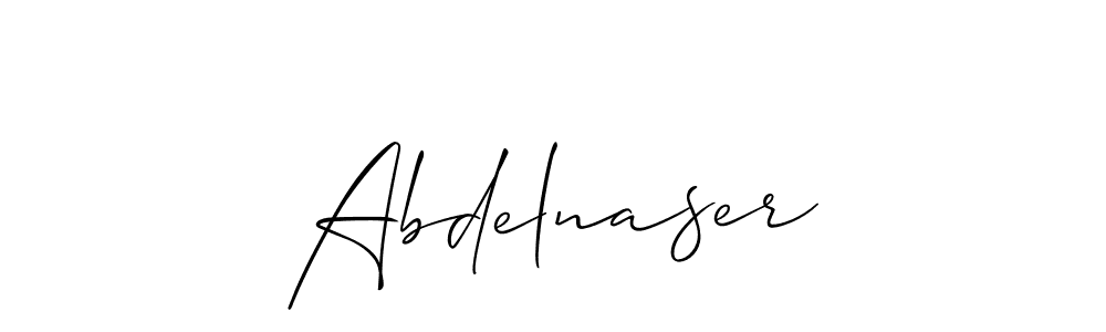 How to make Abdelnaser name signature. Use Allison_Script style for creating short signs online. This is the latest handwritten sign. Abdelnaser signature style 2 images and pictures png