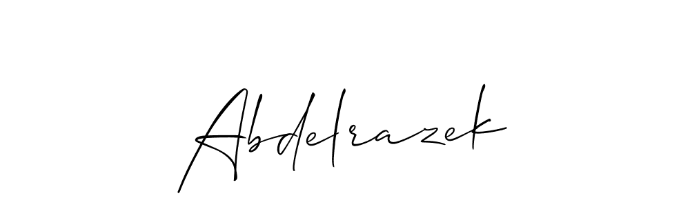 Also You can easily find your signature by using the search form. We will create Abdelrazek name handwritten signature images for you free of cost using Allison_Script sign style. Abdelrazek signature style 2 images and pictures png