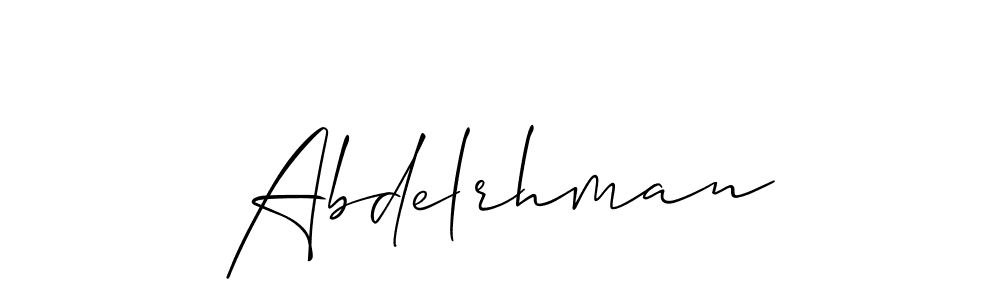 if you are searching for the best signature style for your name Abdelrhman. so please give up your signature search. here we have designed multiple signature styles  using Allison_Script. Abdelrhman signature style 2 images and pictures png