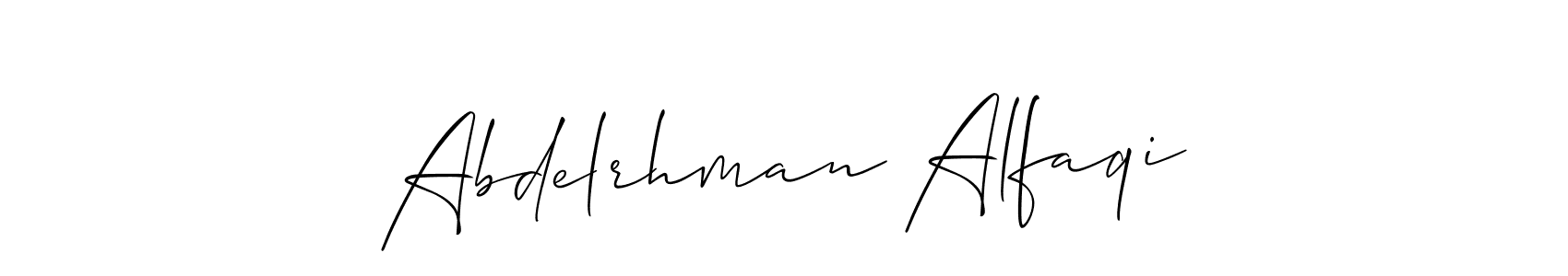 This is the best signature style for the Abdelrhman Alfaqi name. Also you like these signature font (Allison_Script). Mix name signature. Abdelrhman Alfaqi signature style 2 images and pictures png