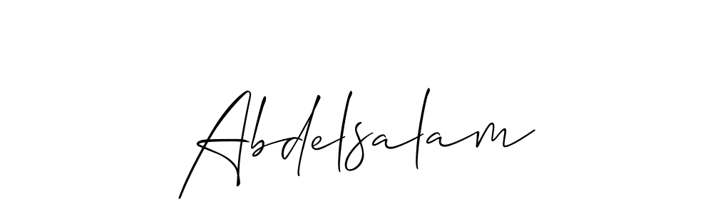 How to make Abdelsalam name signature. Use Allison_Script style for creating short signs online. This is the latest handwritten sign. Abdelsalam signature style 2 images and pictures png