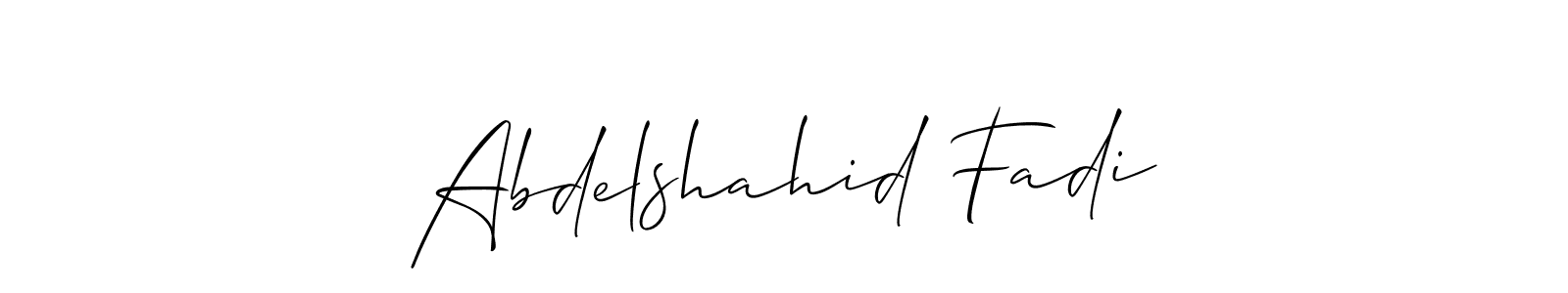 You can use this online signature creator to create a handwritten signature for the name Abdelshahid Fadi. This is the best online autograph maker. Abdelshahid Fadi signature style 2 images and pictures png