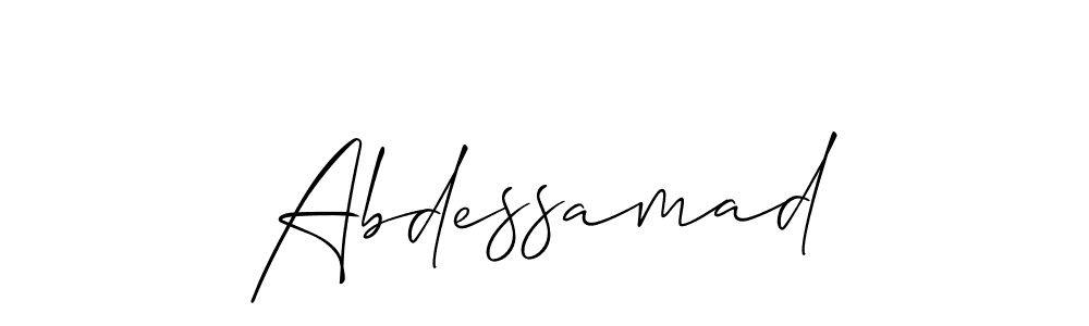 Also we have Abdessamad name is the best signature style. Create professional handwritten signature collection using Allison_Script autograph style. Abdessamad signature style 2 images and pictures png