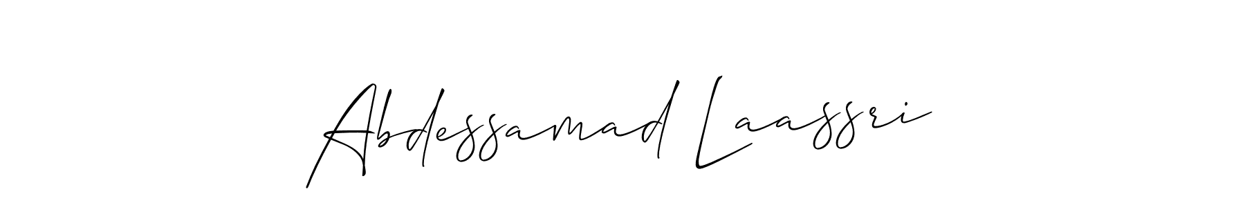 This is the best signature style for the Abdessamad Laassri name. Also you like these signature font (Allison_Script). Mix name signature. Abdessamad Laassri signature style 2 images and pictures png