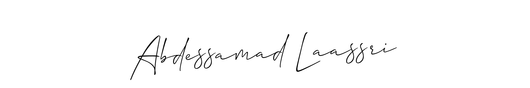 It looks lik you need a new signature style for name Abdessamad Laassri. Design unique handwritten (Allison_Script) signature with our free signature maker in just a few clicks. Abdessamad Laassri signature style 2 images and pictures png