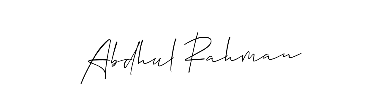 It looks lik you need a new signature style for name Abdhul Rahman. Design unique handwritten (Allison_Script) signature with our free signature maker in just a few clicks. Abdhul Rahman signature style 2 images and pictures png