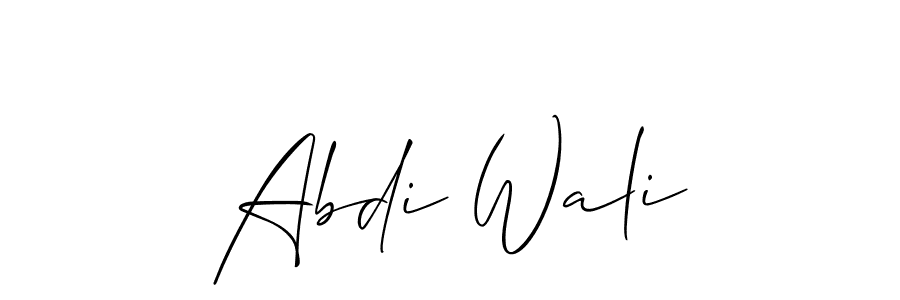 Make a beautiful signature design for name Abdi Wali. Use this online signature maker to create a handwritten signature for free. Abdi Wali signature style 2 images and pictures png