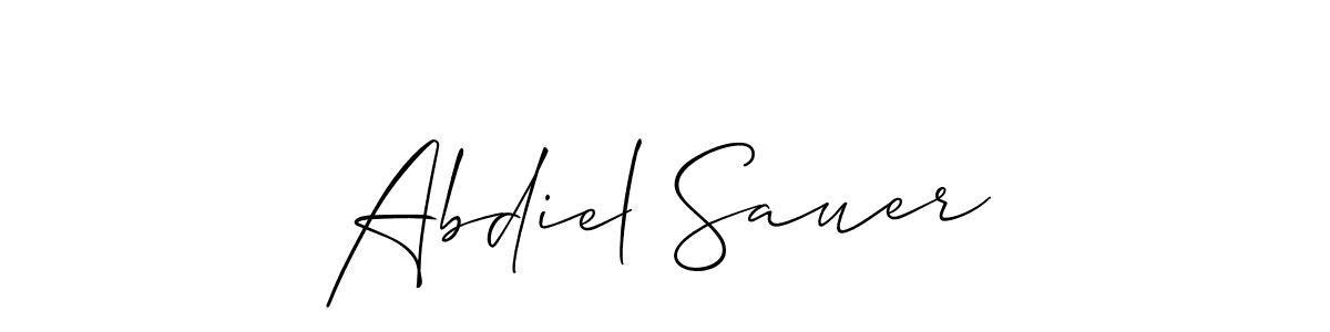 Make a short Abdiel Sauer signature style. Manage your documents anywhere anytime using Allison_Script. Create and add eSignatures, submit forms, share and send files easily. Abdiel Sauer signature style 2 images and pictures png