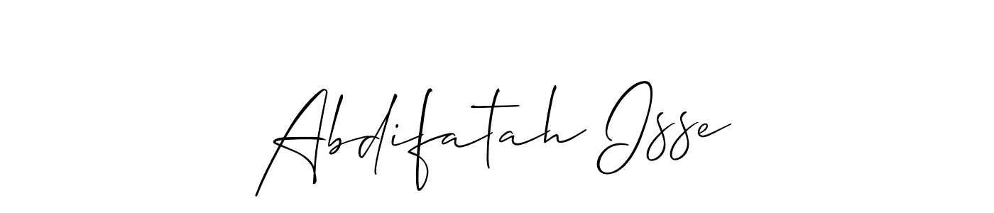 Make a beautiful signature design for name Abdifatah Isse. Use this online signature maker to create a handwritten signature for free. Abdifatah Isse signature style 2 images and pictures png