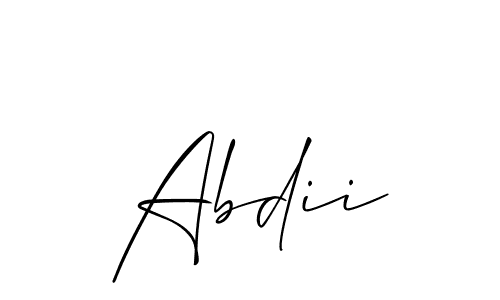 You can use this online signature creator to create a handwritten signature for the name Abdii. This is the best online autograph maker. Abdii signature style 2 images and pictures png
