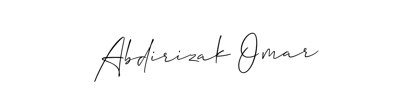 Once you've used our free online signature maker to create your best signature Allison_Script style, it's time to enjoy all of the benefits that Abdirizak Omar name signing documents. Abdirizak Omar signature style 2 images and pictures png