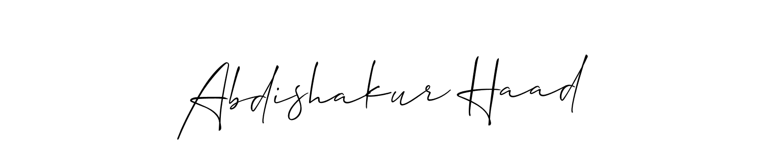 See photos of Abdishakur Haad official signature by Spectra . Check more albums & portfolios. Read reviews & check more about Allison_Script font. Abdishakur Haad signature style 2 images and pictures png