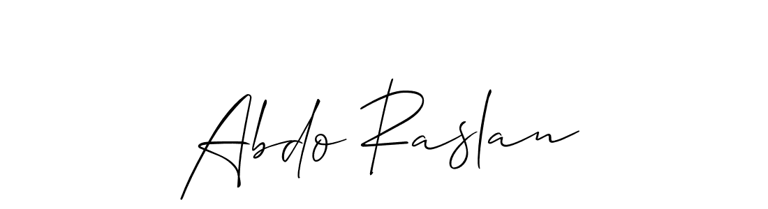Make a short Abdo Raslan signature style. Manage your documents anywhere anytime using Allison_Script. Create and add eSignatures, submit forms, share and send files easily. Abdo Raslan signature style 2 images and pictures png