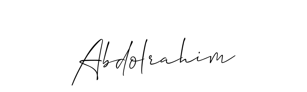 You should practise on your own different ways (Allison_Script) to write your name (Abdolrahim) in signature. don't let someone else do it for you. Abdolrahim signature style 2 images and pictures png