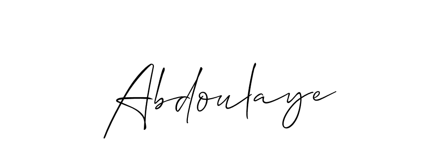 Make a beautiful signature design for name Abdoulaye. Use this online signature maker to create a handwritten signature for free. Abdoulaye signature style 2 images and pictures png