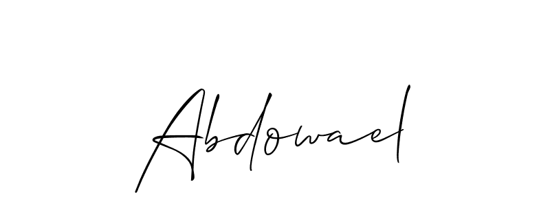 Allison_Script is a professional signature style that is perfect for those who want to add a touch of class to their signature. It is also a great choice for those who want to make their signature more unique. Get Abdowael name to fancy signature for free. Abdowael signature style 2 images and pictures png