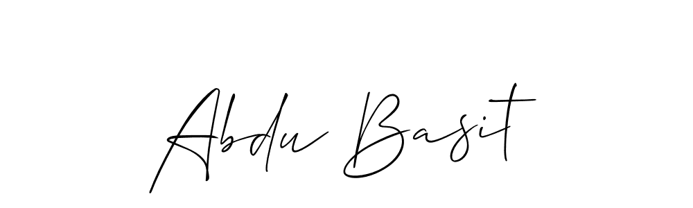 Make a short Abdu Basit signature style. Manage your documents anywhere anytime using Allison_Script. Create and add eSignatures, submit forms, share and send files easily. Abdu Basit signature style 2 images and pictures png