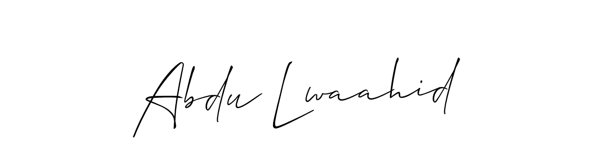 You can use this online signature creator to create a handwritten signature for the name Abdu Lwaahid. This is the best online autograph maker. Abdu Lwaahid signature style 2 images and pictures png