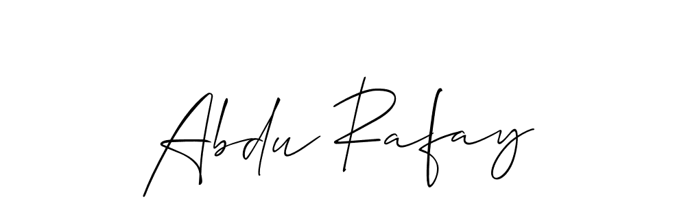 if you are searching for the best signature style for your name Abdu Rafay. so please give up your signature search. here we have designed multiple signature styles  using Allison_Script. Abdu Rafay signature style 2 images and pictures png