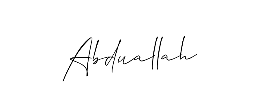 if you are searching for the best signature style for your name Abduallah. so please give up your signature search. here we have designed multiple signature styles  using Allison_Script. Abduallah signature style 2 images and pictures png