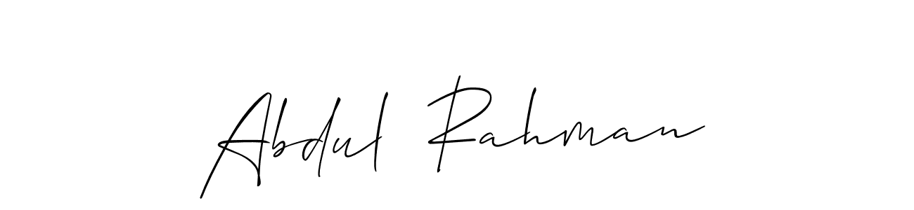Abdul  Rahman stylish signature style. Best Handwritten Sign (Allison_Script) for my name. Handwritten Signature Collection Ideas for my name Abdul  Rahman. Abdul  Rahman signature style 2 images and pictures png