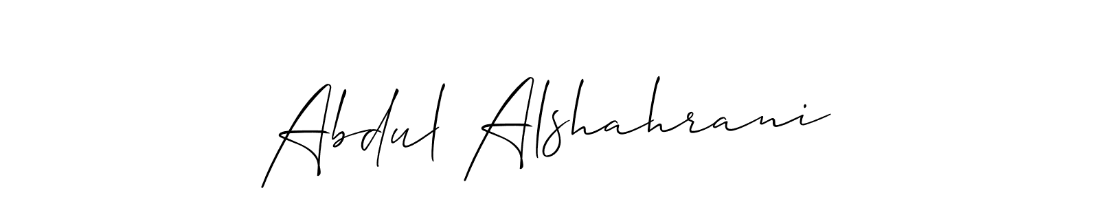 if you are searching for the best signature style for your name Abdul Alshahrani. so please give up your signature search. here we have designed multiple signature styles  using Allison_Script. Abdul Alshahrani signature style 2 images and pictures png