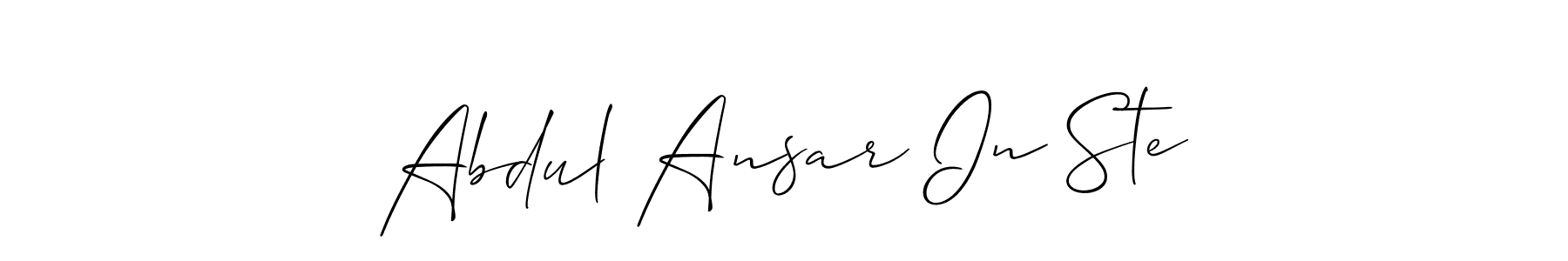See photos of Abdul Ansar In Ste official signature by Spectra . Check more albums & portfolios. Read reviews & check more about Allison_Script font. Abdul Ansar In Ste signature style 2 images and pictures png