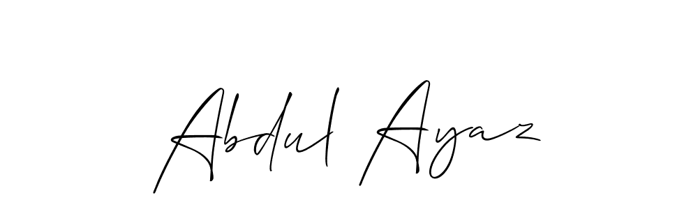Make a short Abdul Ayaz signature style. Manage your documents anywhere anytime using Allison_Script. Create and add eSignatures, submit forms, share and send files easily. Abdul Ayaz signature style 2 images and pictures png