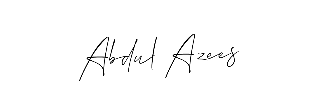 Similarly Allison_Script is the best handwritten signature design. Signature creator online .You can use it as an online autograph creator for name Abdul Azees. Abdul Azees signature style 2 images and pictures png