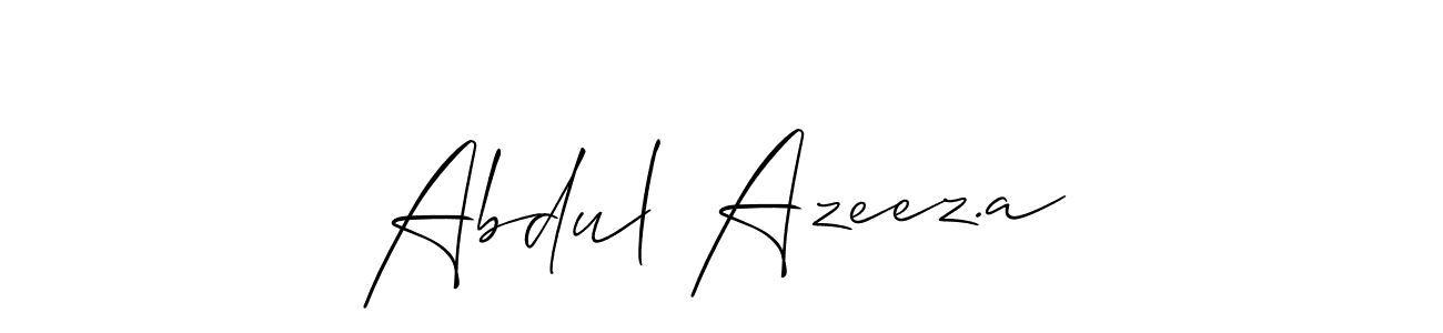 Abdul Azeez.a stylish signature style. Best Handwritten Sign (Allison_Script) for my name. Handwritten Signature Collection Ideas for my name Abdul Azeez.a. Abdul Azeez.a signature style 2 images and pictures png